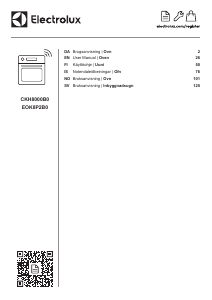 Brugsanvisning Electrolux EOK8P2B0 Ovn