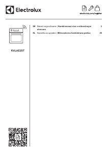 Návod Electrolux KVLAE2ST Rúra