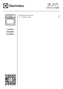 Brugsanvisning Electrolux EOK5B0V1 Ovn