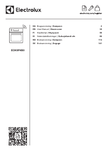 Brugsanvisning Electrolux EOK9P4B0 Ovn