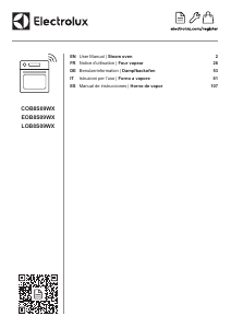 Manual de uso Electrolux EOB8S09WX Horno