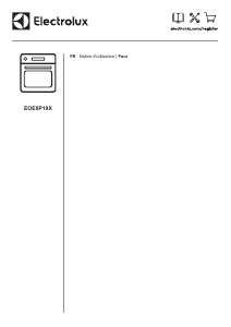 Mode d’emploi Electrolux EOE8P19X Four