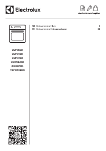 Bruksanvisning Electrolux COP803K Ugn