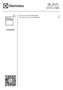 Návod Electrolux KOCBH39H Rúra