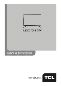 Manual de uso TCL L32D2700S Televisor de LED