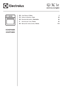 Manuale Electrolux KOHFP46BX Forno