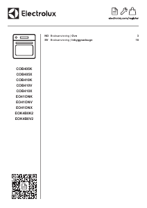 Bruksanvisning Electrolux COB410X Ugn