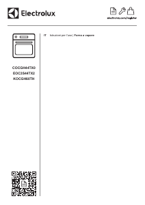 Manuale Electrolux EOC3S44TX2 Forno