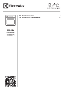 Bruksanvisning Electrolux COB402V Ugn
