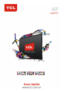 Manual de uso TCL L48D2730 Televisor de LED