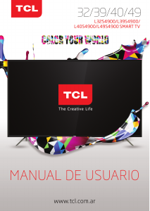 Manual de uso TCL L49S4900 Televisor de LED