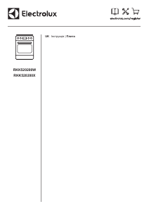 Посібник Electrolux RKK520200W Діапазон