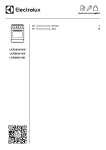 Brugsanvisning Electrolux LKR66041NX Komfur