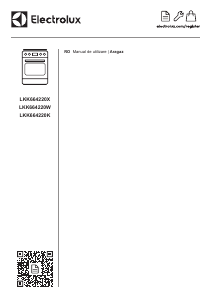 Manual Electrolux LKK664220W Aragaz
