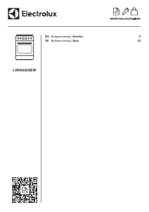 Brugsanvisning Electrolux LKR6442SEW Komfur