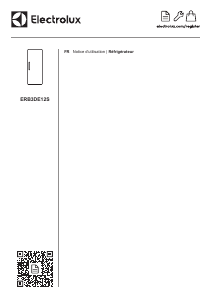 Mode d’emploi Electrolux ERB3DE12S Réfrigérateur