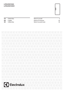 Manual Electrolux LRS2DE39X Frigider