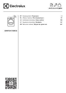 Manual Electrolux EW9F5417SWCE Mașină de spălat