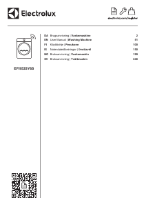 Brugsanvisning Electrolux EFI953SY6S Vaskemaskine