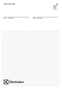 Mode d’emploi Electrolux EW7F3921RB Lave-linge