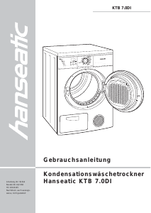 Bedienungsanleitung Hanseatic KTB 7.0DI Trockner