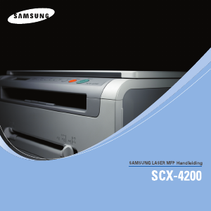 Handleiding Samsung SCX-4200 Multifunctional printer