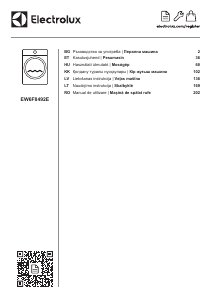 Vadovas Electrolux EW6F8492E Skalbimo mašina
