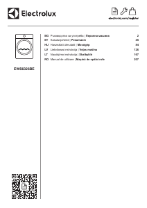 Rokasgrāmata Electrolux EWS6326BE Veļas mašīna