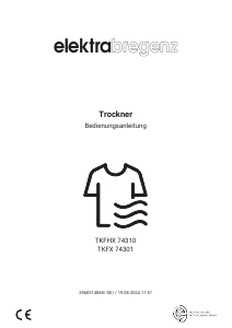 Bedienungsanleitung Elektra Bregenz TKFX 74301 Trockner