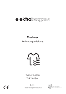 Bedienungsanleitung Elektra Bregenz TKFX 84301 Trockner