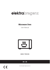 Bedienungsanleitung Elektra Bregenz MWG 7555 BG Mikrowelle