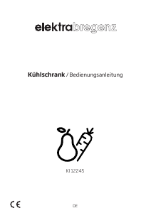 Bedienungsanleitung Elektra Bregenz KI 12245 Kühlschrank