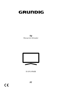 Manual Grundig 55 GFU 8960B Televisor LED