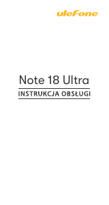 Instrukcja Ulefone Note 18 Ultra Telefon komórkowy