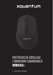 Instrukcja XQUANTUM WM502R Mysz