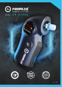 Instrukcja Promiler GR 6500P Alkomat
