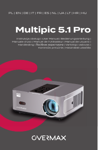Instrukcja Overmax Multipic 5.1 Pro Projektor