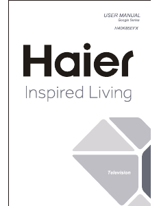 Käyttöohje Haier H40K85EFX LED-televisio