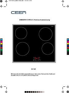 Bedienungsanleitung CEEM EH 165 Kochfeld