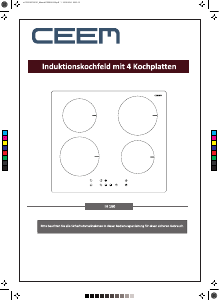 Bedienungsanleitung CEEM IH 160 Kochfeld