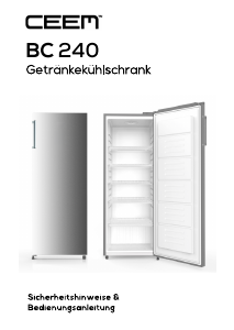 Bedienungsanleitung CEEM BC 240 Kühlschrank