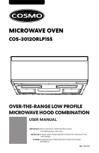 Bruksanvisning Cosmo COS-3012ORLP1SS Mikrovågsugn
