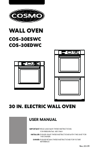 Handleiding Cosmo COS-30ESWC Oven