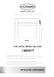 Handleiding Cosmo COS-C106SIX Oven