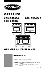 Bruksanvisning Cosmo COS-GRP304 Spis