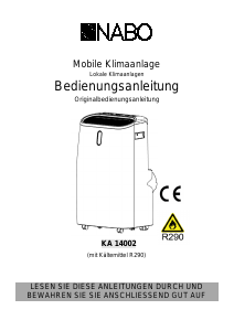 Bedienungsanleitung NABO KA 14002 Klimagerät