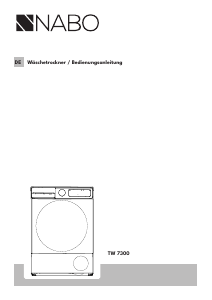 Bedienungsanleitung NABO TW 7300 Trockner