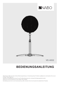Bedienungsanleitung NABO VS 4052 Ventilator