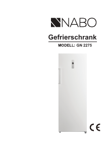 Bedienungsanleitung NABO GN 2275 Gefrierschrank