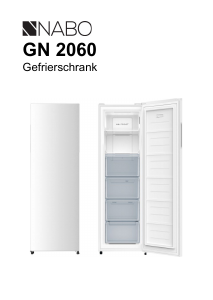 Bedienungsanleitung NABO GN 2060 Gefrierschrank